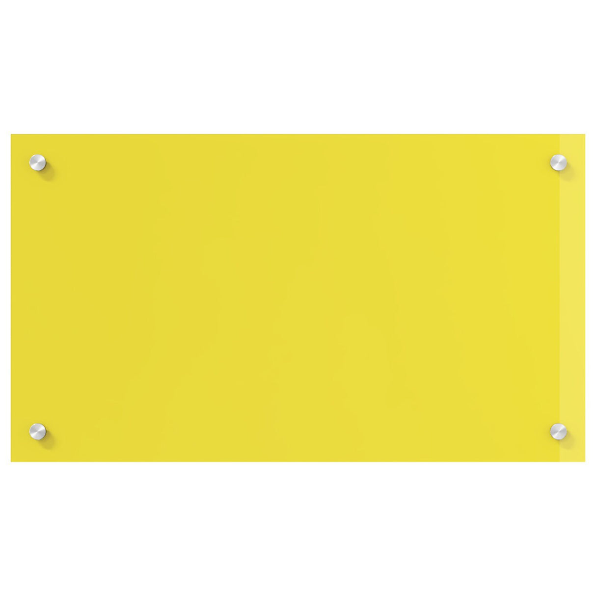 Kitchen Backsplash Yellow 70X40X0.6 Cm Tempered Glass