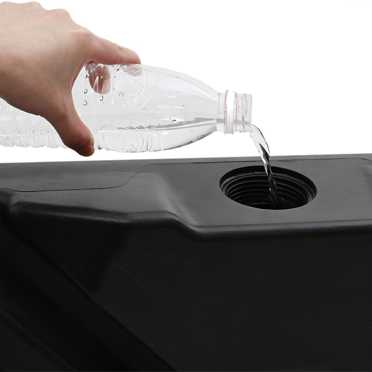 4-Piece Cantilever Parasol Base Set - 130Kg Sand Or 90Kg Water