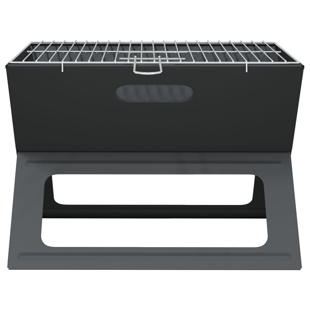 Charcoal Bbq Grill - Foldable, Black, 46X30X31 Cm, Made Of Steel