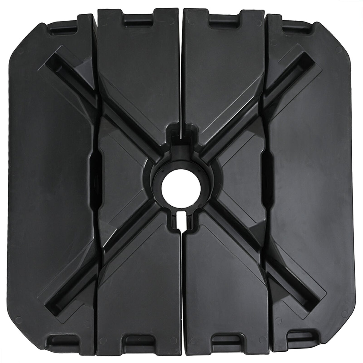 4-Piece Cantilever Parasol Base Set - 130Kg Sand Or 90Kg Water