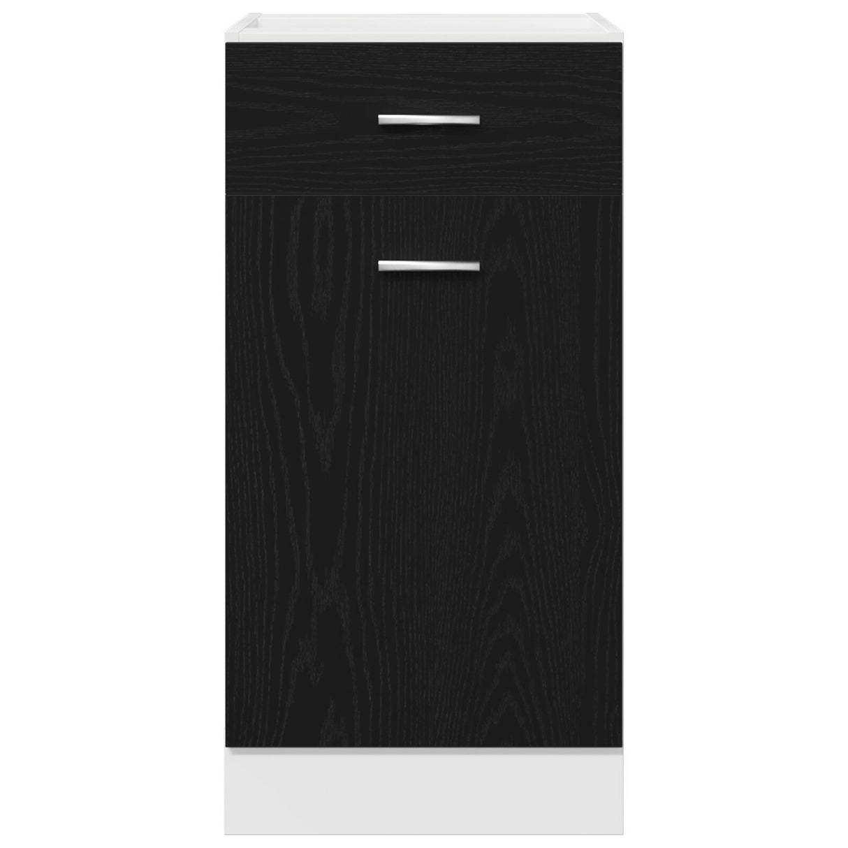 Drawer Bottom Cabinet - Black Oak, 40X46X81.5 Cm, Made Of Engineered Wood