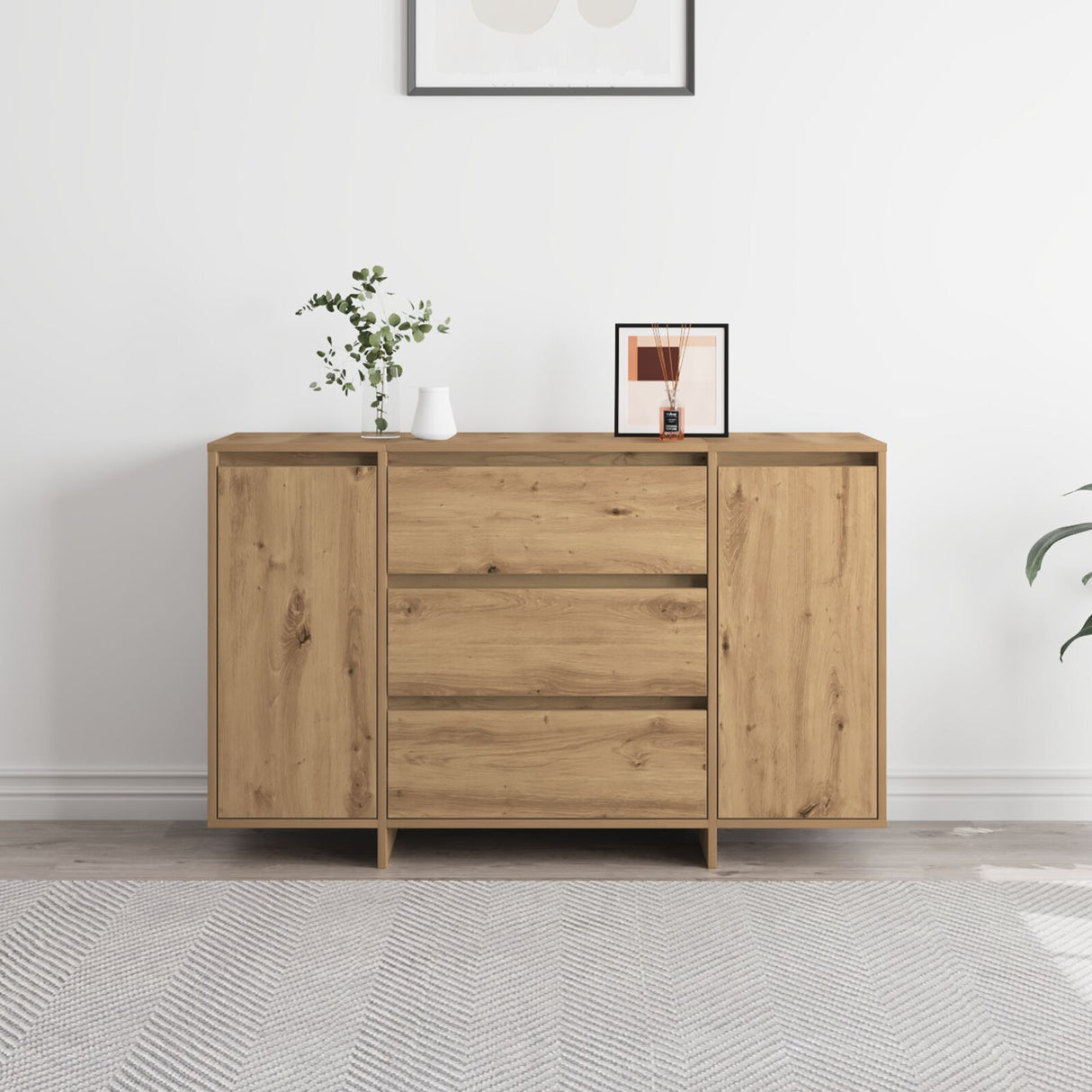 Sideboard 120X41X75 Cm Engineered Wood