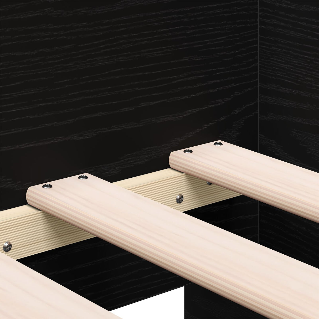 Black Daybed With Drawers Black Oak Engineered Wood 75 X 190 Cm