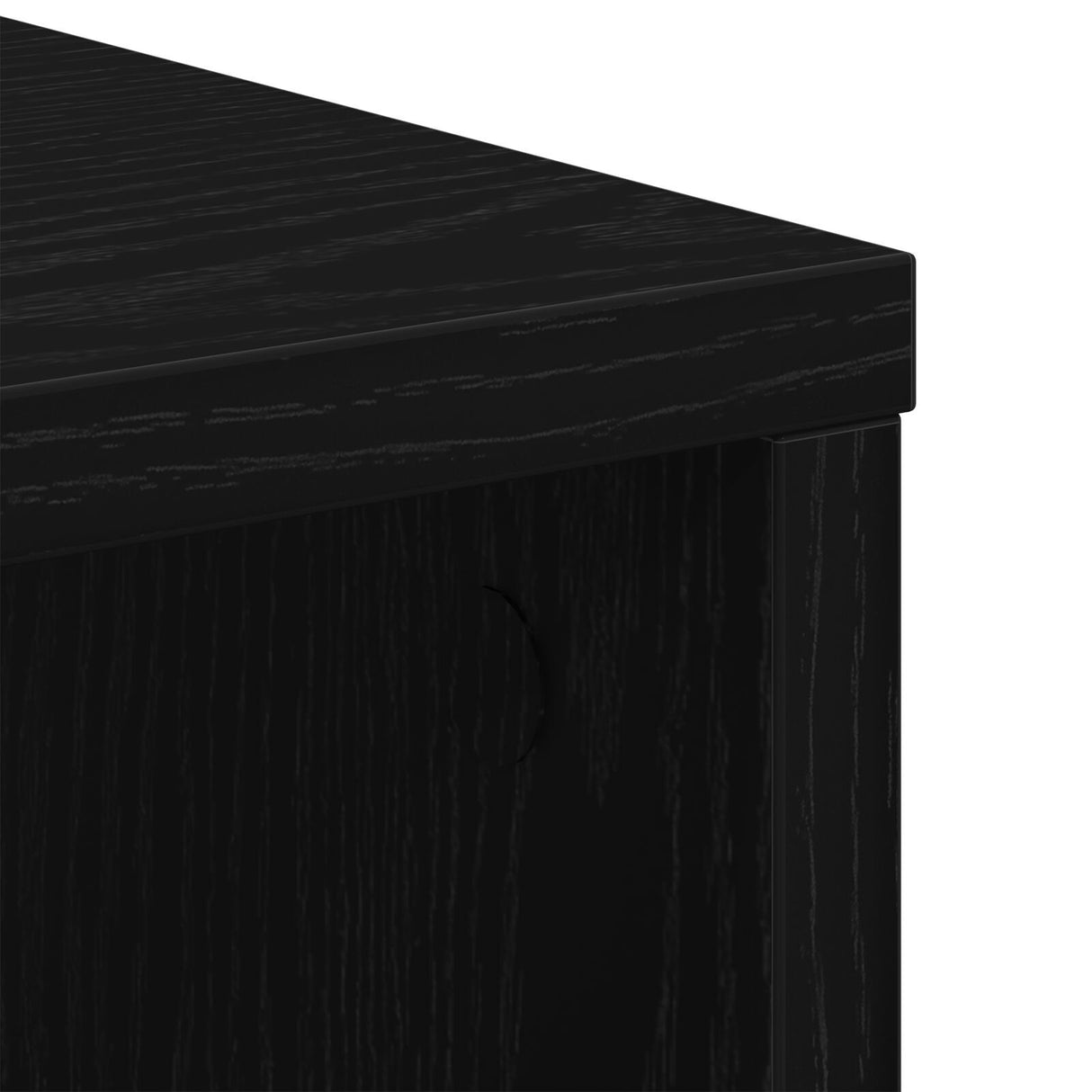 Storage Cabinet Black Oak 60X53X72,5 Cm Engineered Wood