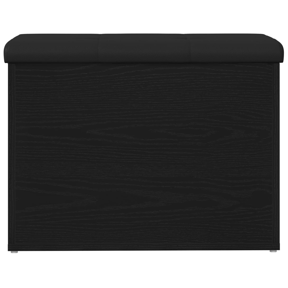 Storage Bench Black Oak 60X40X45 Cm Engineered Wood