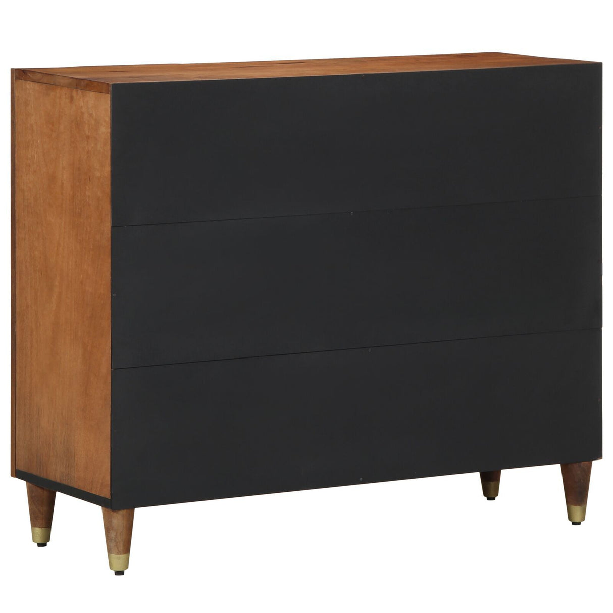 Sideboard 90X33X75 Cm Solid Wood Mango