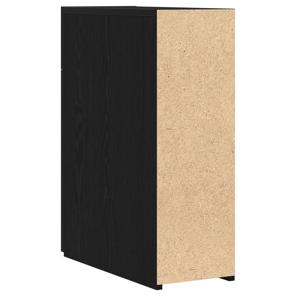 Apothecary Cabinet Black Oak 20X45.5X60 Cm Engineered Wood
