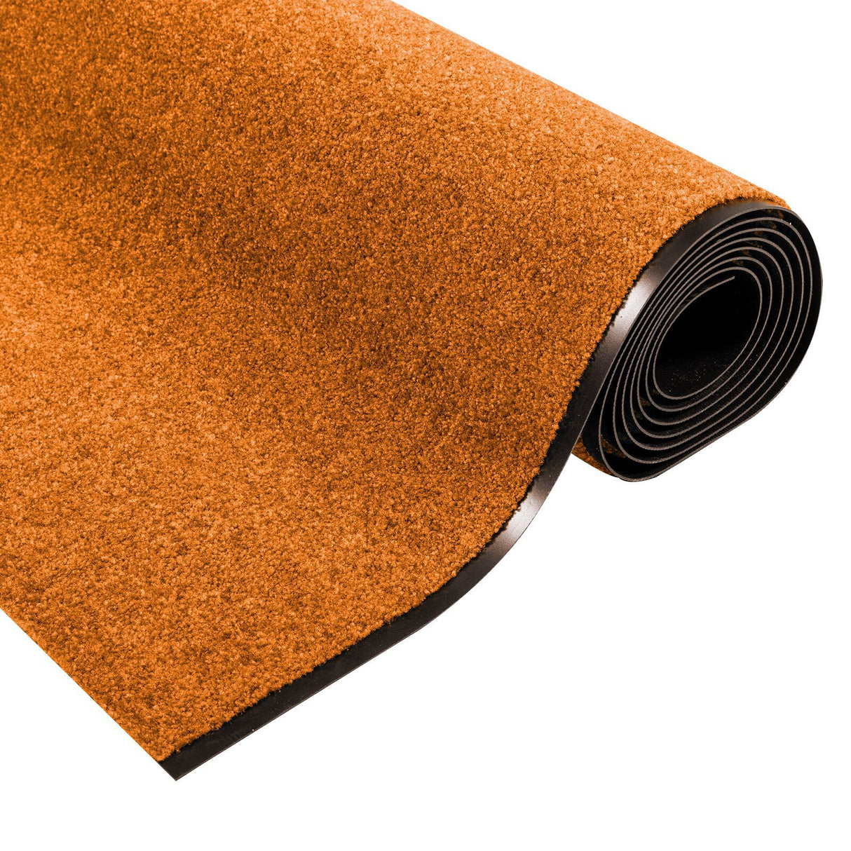 Washable Orange Doormat 120X350 Cm