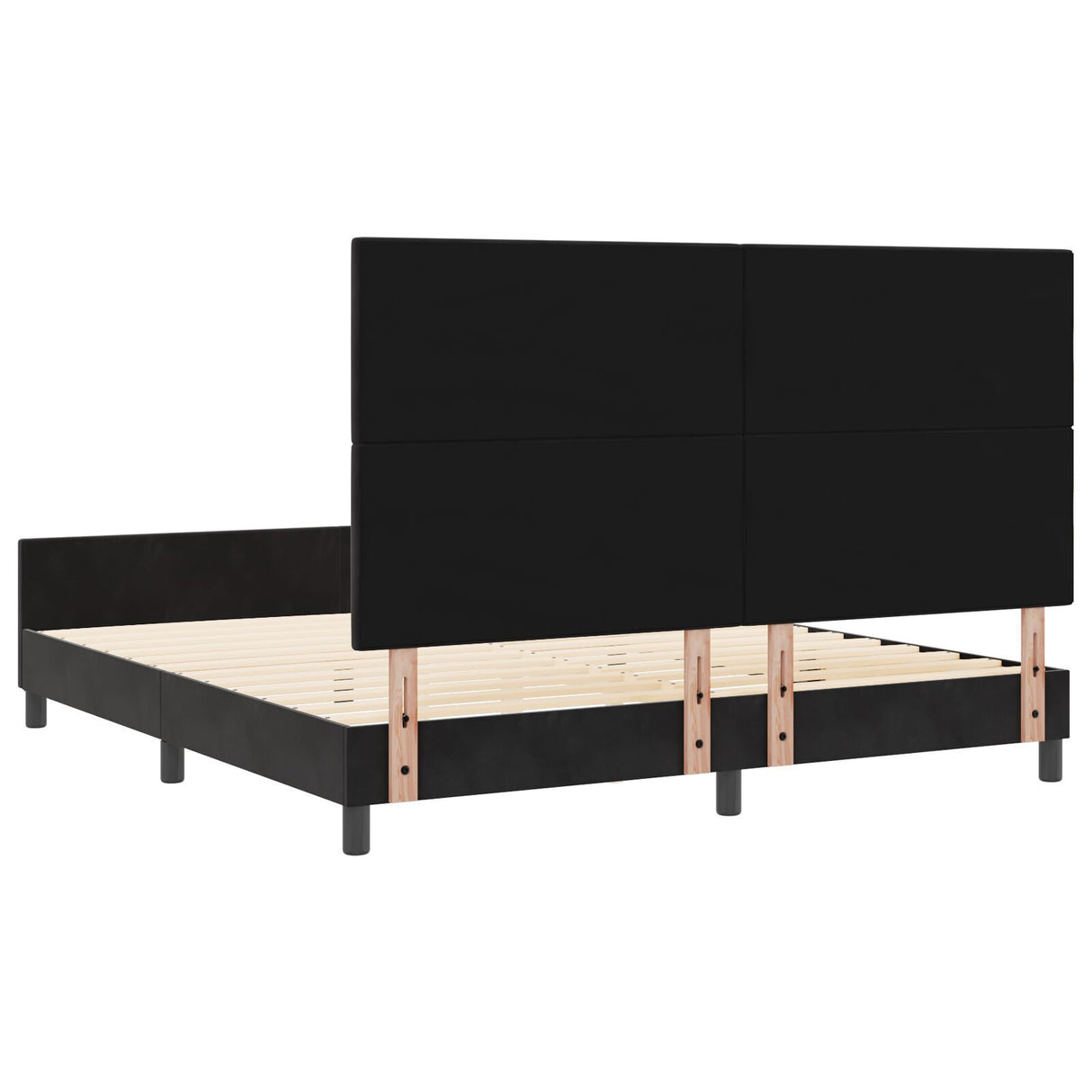 Black Velvet Bed Frame 180X200 Cm