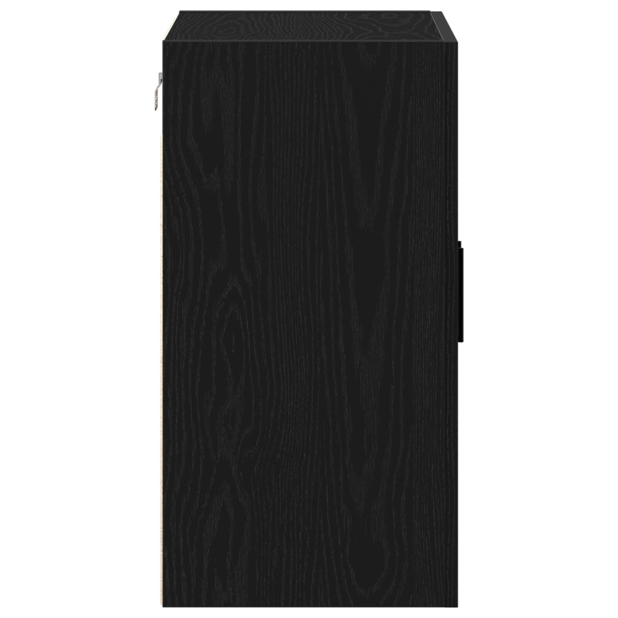 Wall Cabinet Black Oak 60X31X60 Cm Engineered Wood