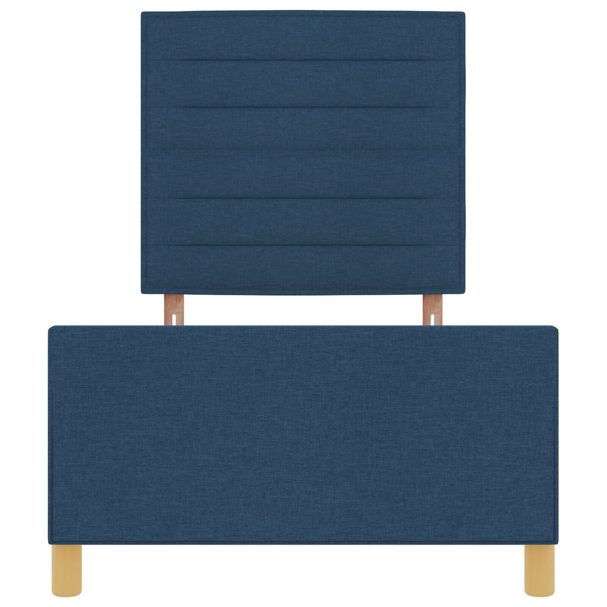 Blue Fabric Bed Frame 80X200 Cm