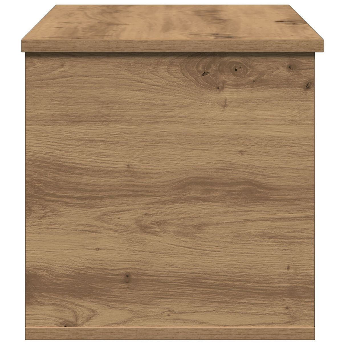 Storage Box In Artisan Oak - 90X35X35 Cm, Made From Engineered Wood