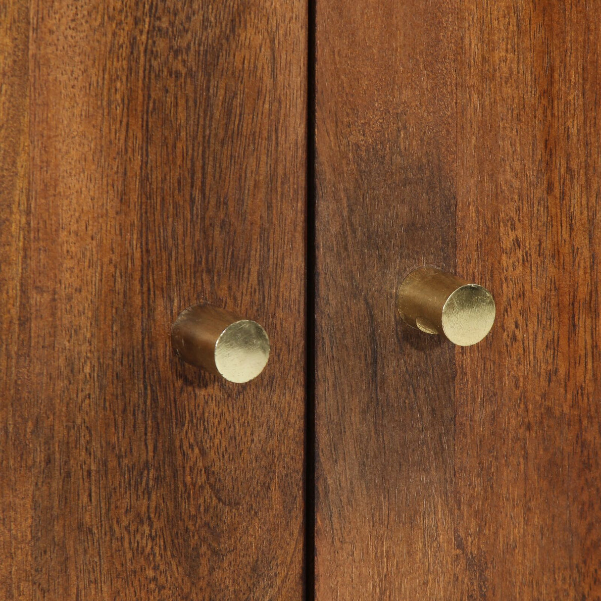 Highboard 60X33X100 Cm Solid Wood Mango