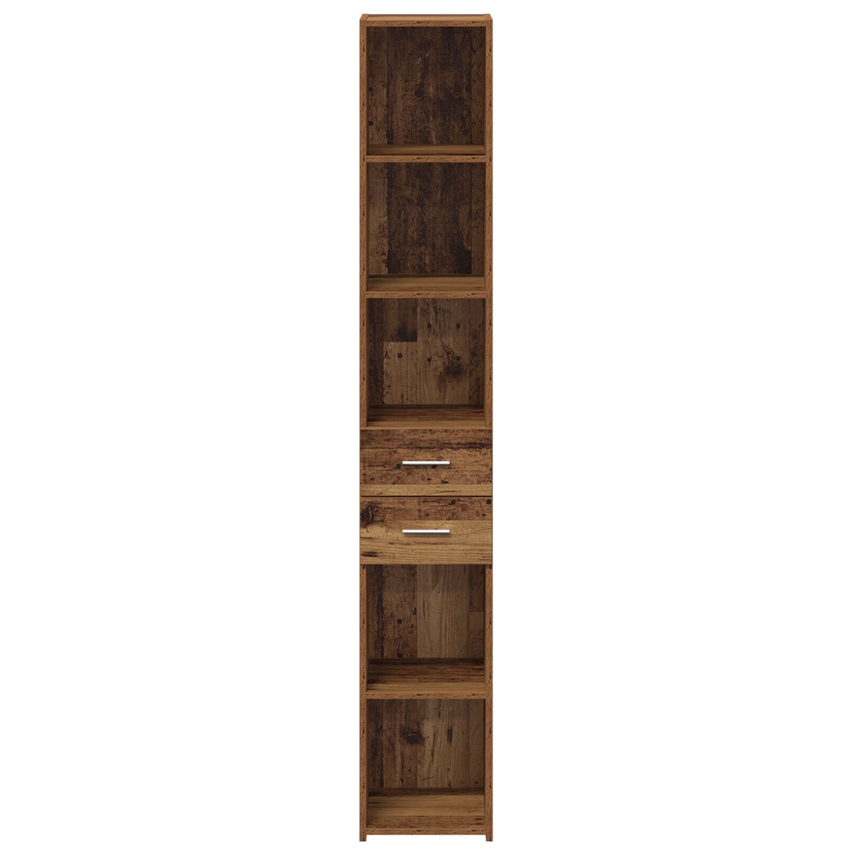 Highboard Old Wood 30X42,5X185 Cm Engineered Wood