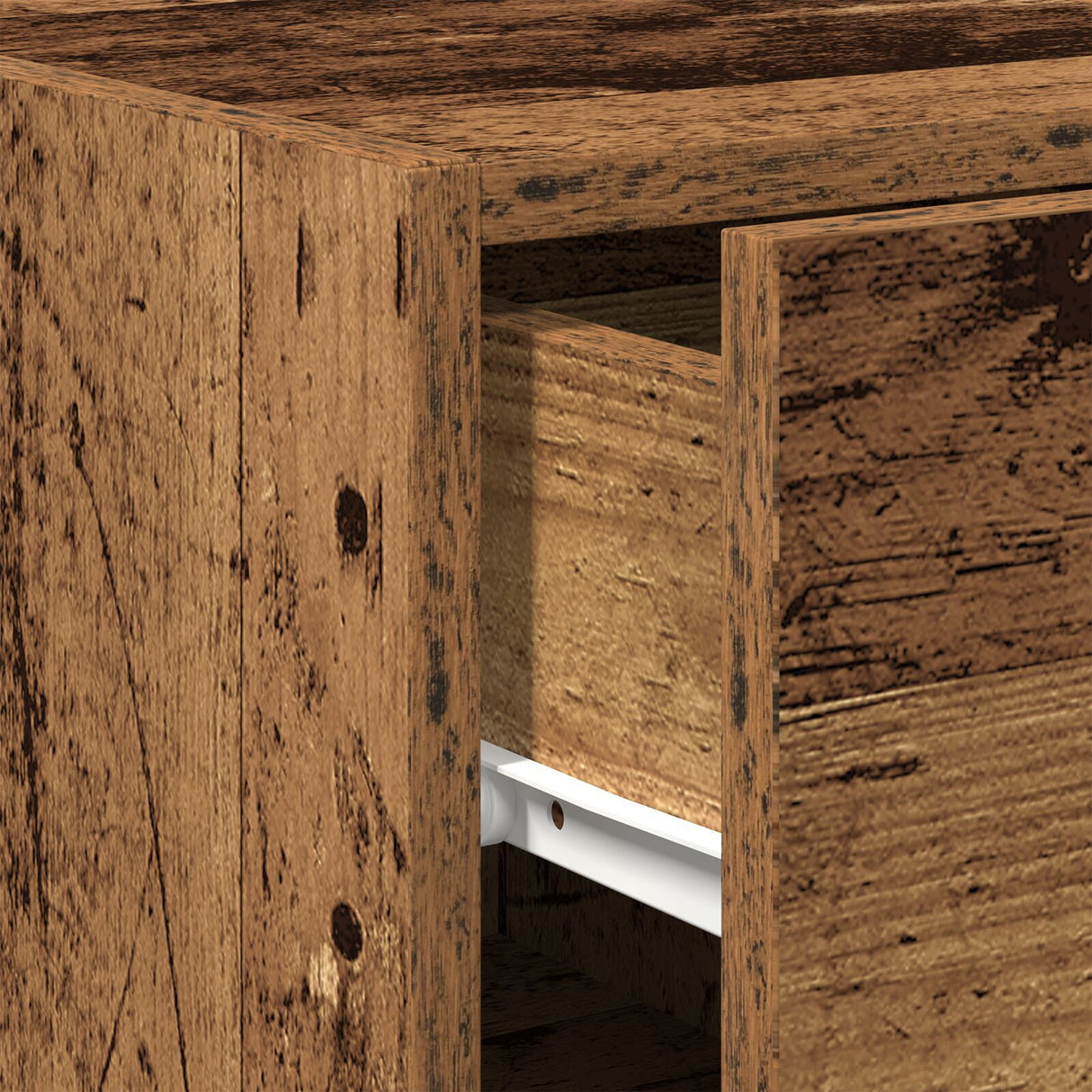 Sideboard Old Wood 30X42,5X93 Cm Engineered Wood