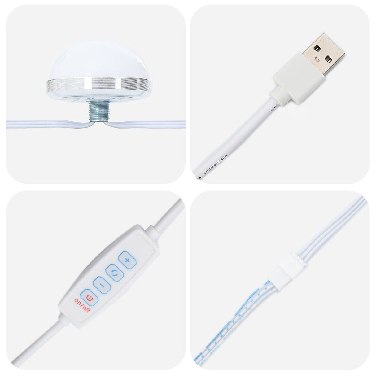 Vanity Mirror With Led Lights Black Oak 100X45X18 Cm