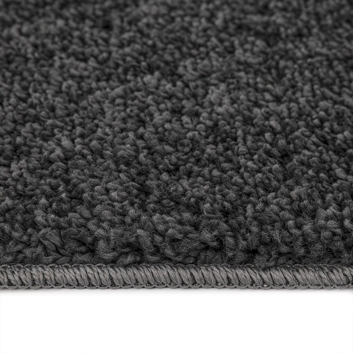 Shaggy Rug With Latex Backing Dark Grey 200X200 Cm