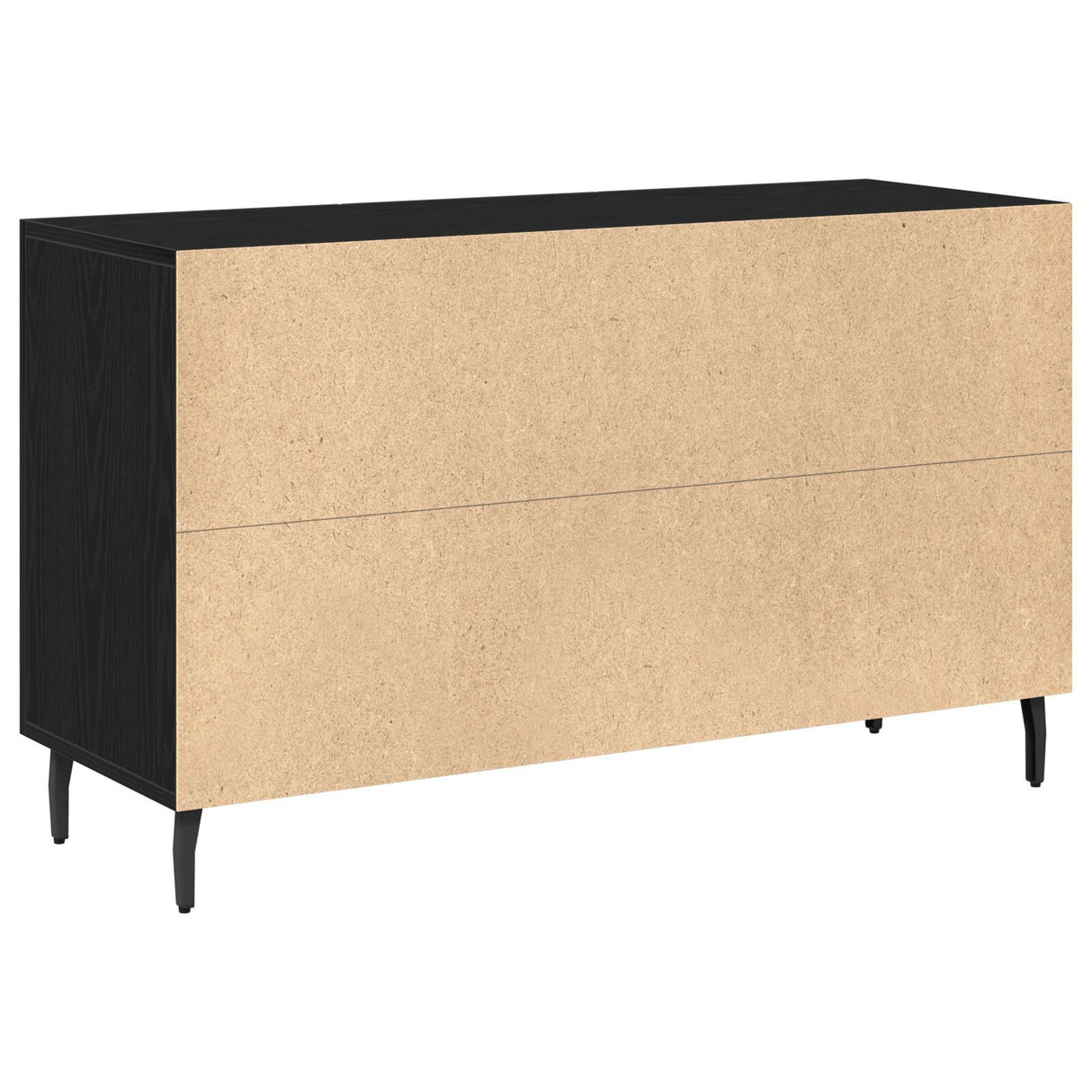 Black Oak Sideboard 100X36X60 Cm Made From Engineered Wood