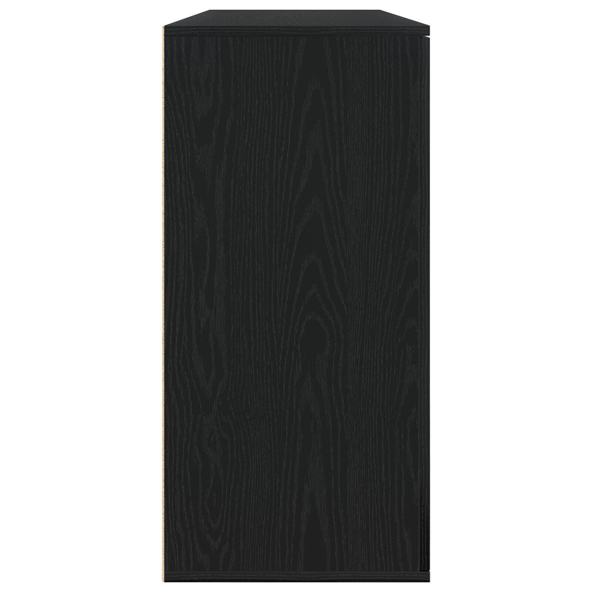Sideboards 2 Pcs Black Oak 79X38X80 Cm Engineered Wood