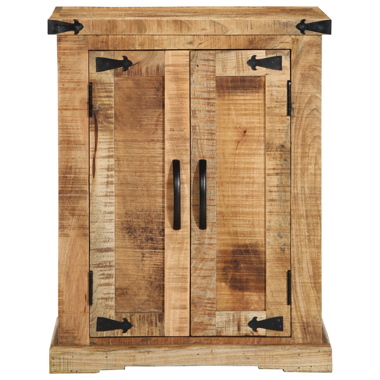 Sideboard 55X35X70 Cm Solid Wood Rough Mango