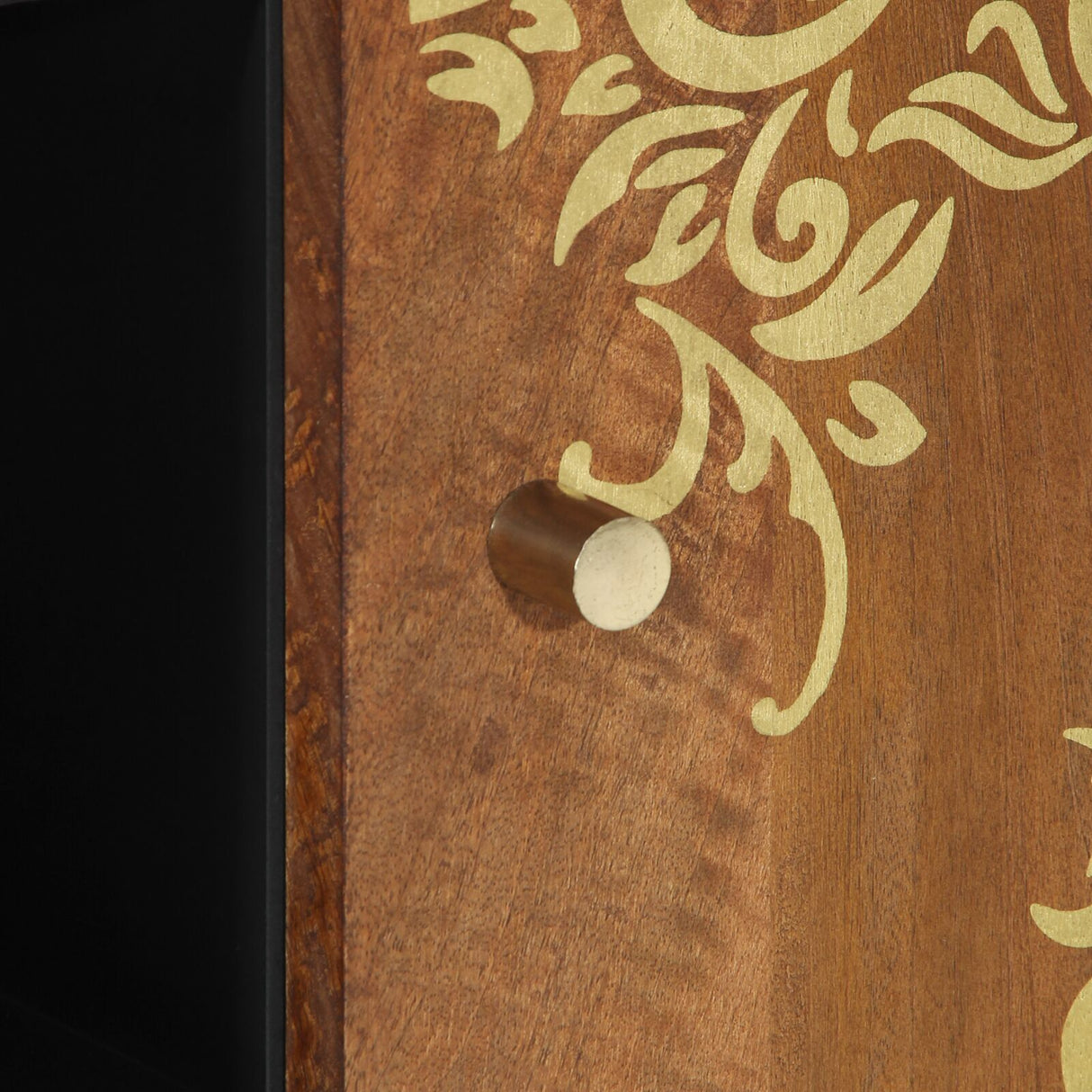 Sideboard 90X33X75 Cm Solid Wood Mango