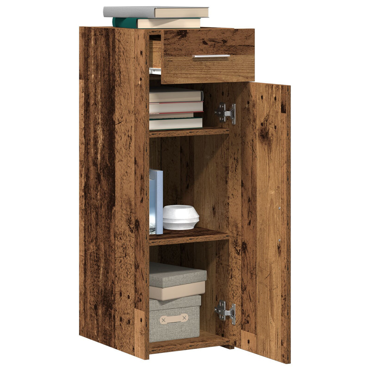 Sideboard Old Wood 30X42,5X93 Cm Engineered Wood