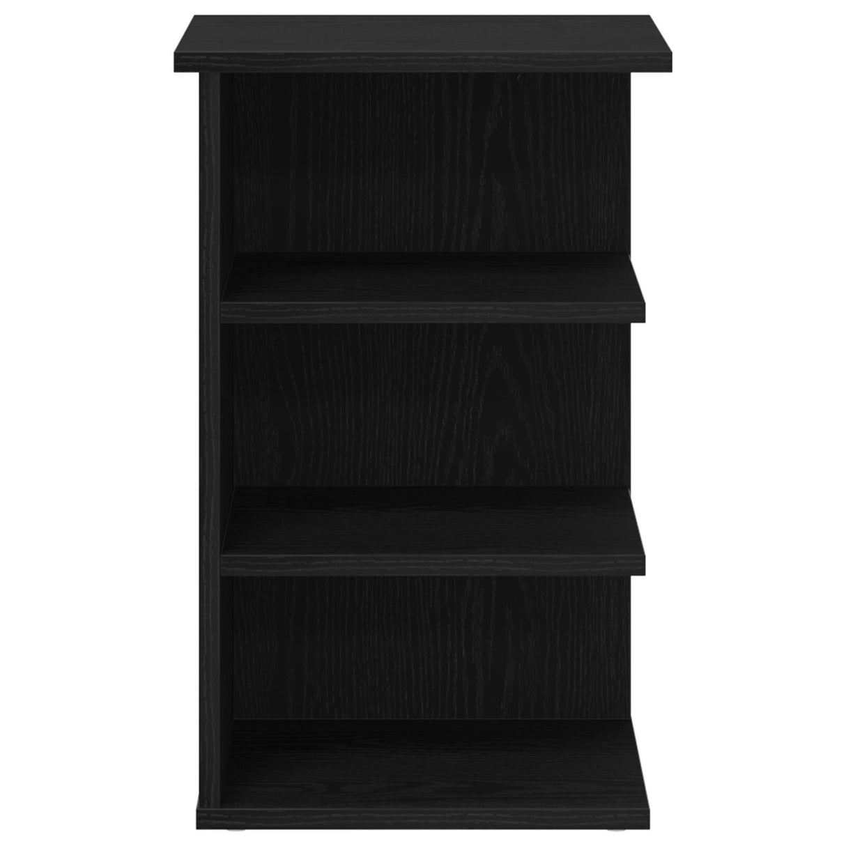Side Cabinet Black Oak 35X35X55 Cm Engineered Wood
