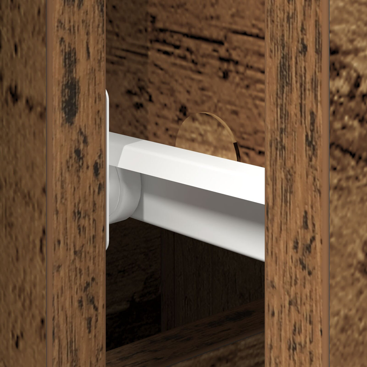 Sideboard With Doors & Drawers Old Wood 101,5X35X70 Cm