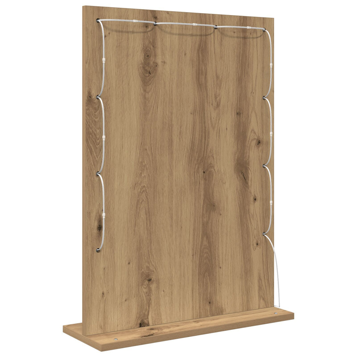 Vanity Mirror Artisan Oak Wood 70 X 50 X 18 Cm Vanity Mirror