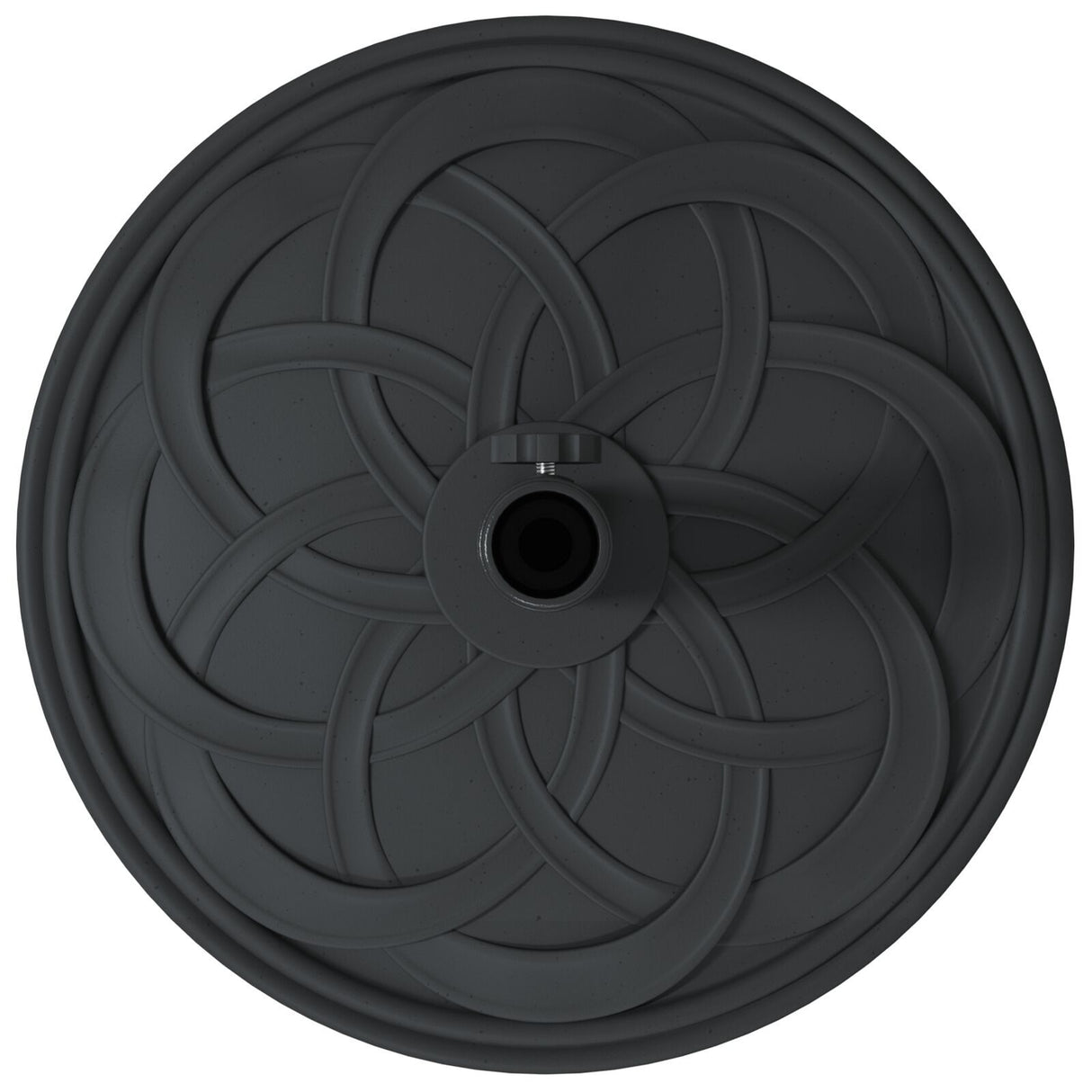 Parasol Base With Wheels For Ø38-48 Mm Poles 13 Kg Round