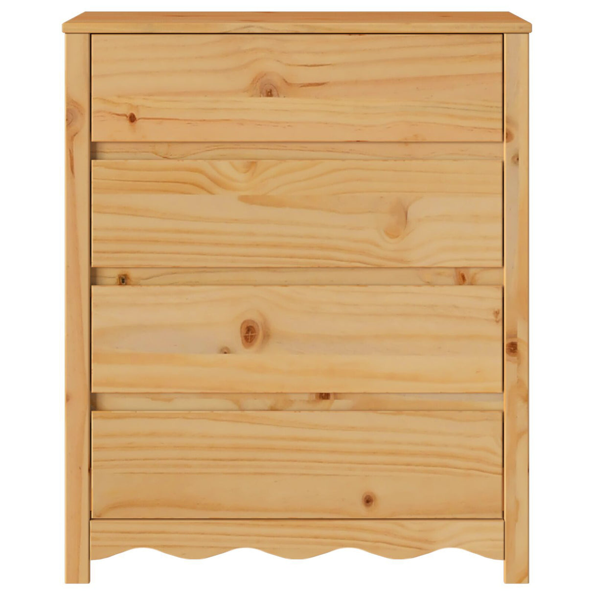 Chest Of Drawers "Drammen" 76,5X40X91 Cm Solid Wood Pine