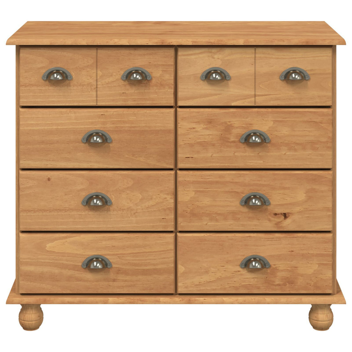 Chest Of Drawers 'Askim'honey 91X40X79 Cm Solid Wood Pine