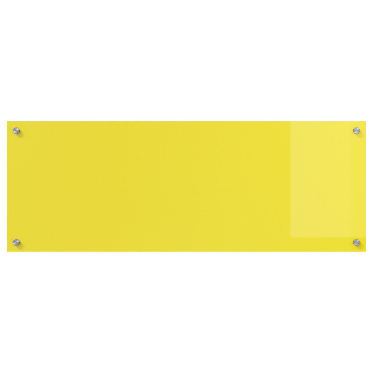 Yellow Kitchen Backsplash 110X40X0.6 Cm Tempered Glass