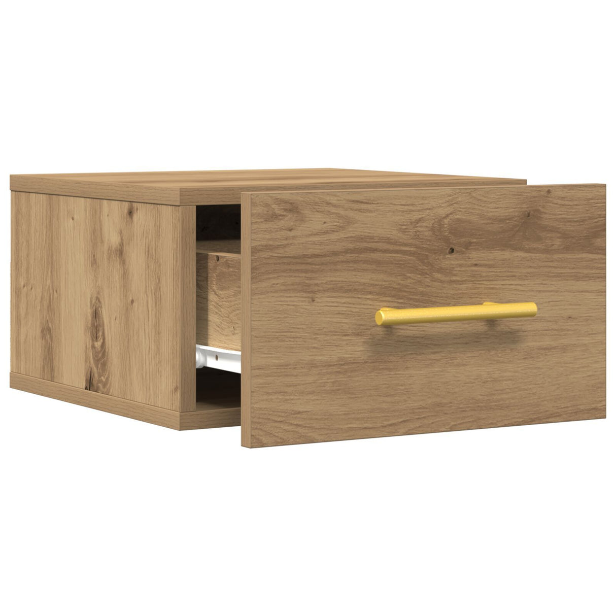 Bedside Cabinet Wall-Mounted Artisan Oak 35X35X20 Cm