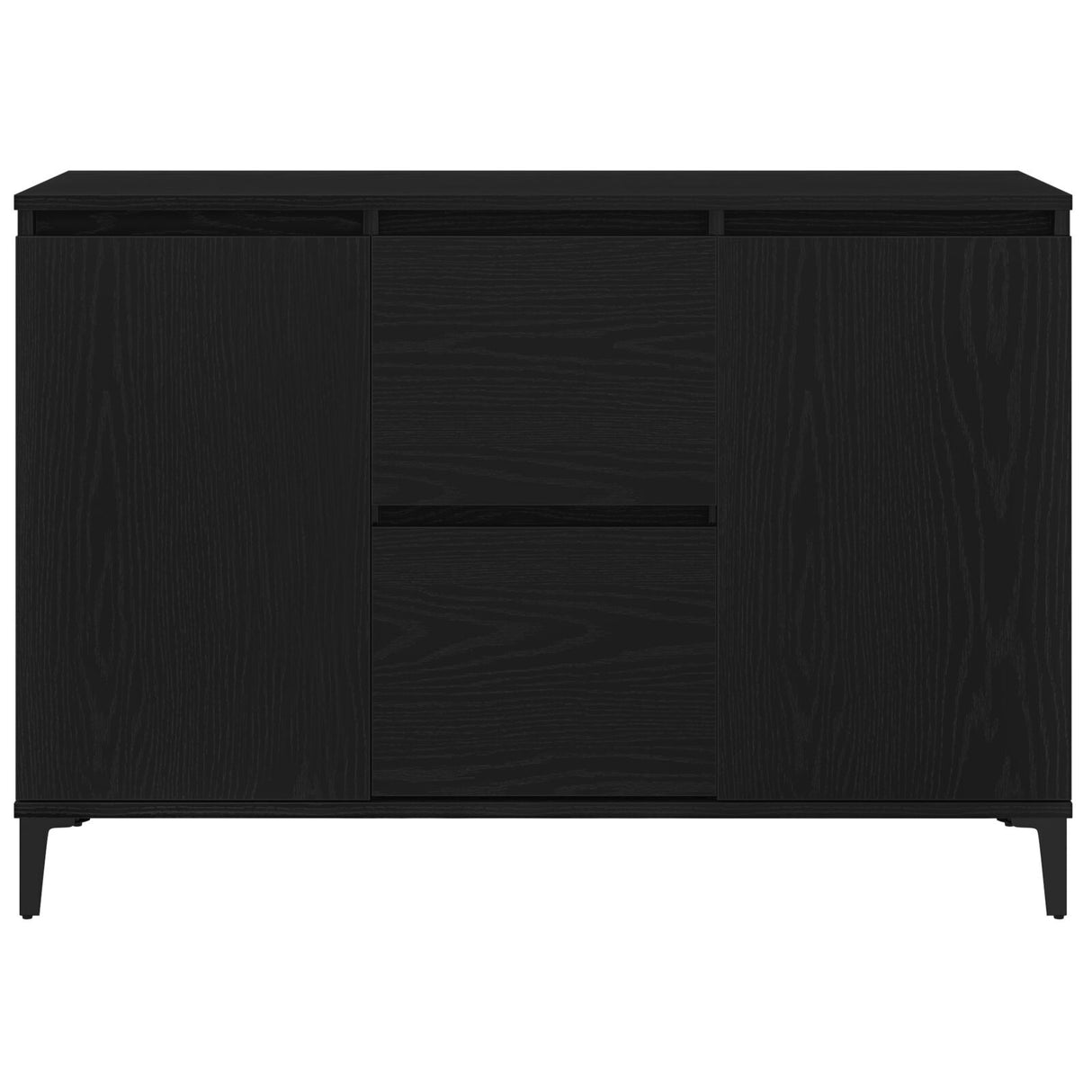 Black Oak Sideboard - 104X35X70 Cm, Made From Engineered Wood