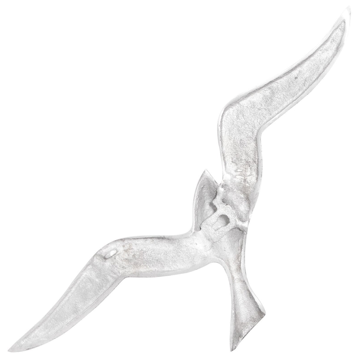Wall Mounted Seagull 2 Pack Silver Aluminum