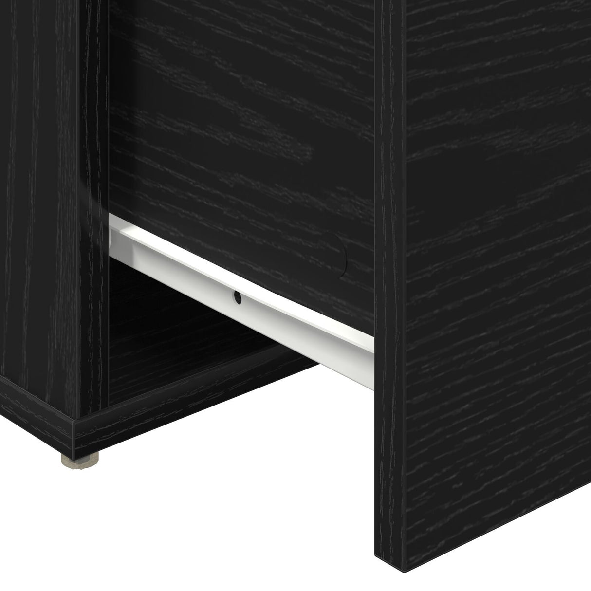 Box Drawer Black Oak 40,5X40X40 Cm Engineered Wood