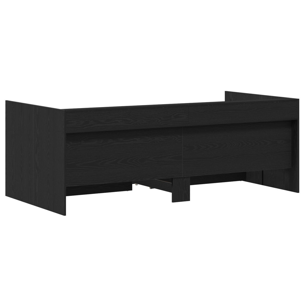 Day Bed With Drawers Concrete Grey 90X200 Cm Engineered Wood