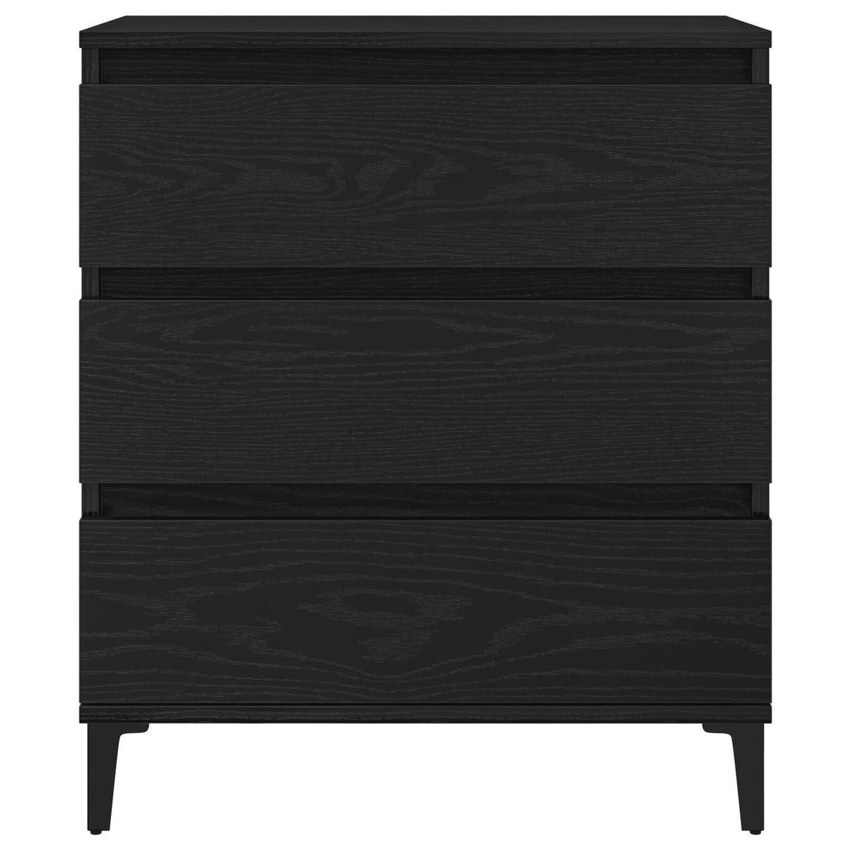 Sideboard Black Oak 60X35X70 Cm Engineered Wood