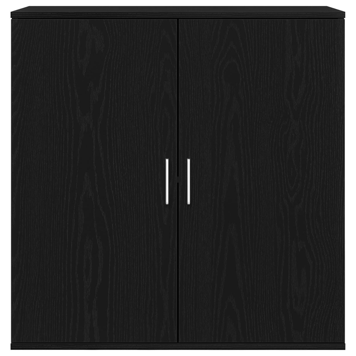 Sideboard Black Oak 79X38X80 Cm Engineered Wood