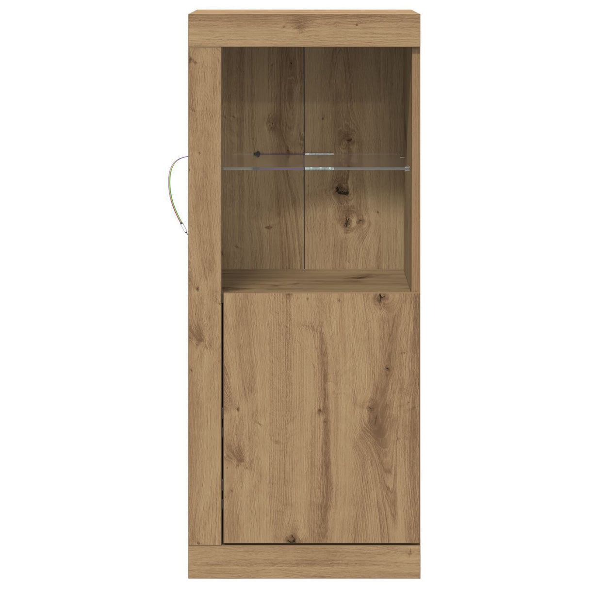 Sideboard With Led Lights Artisan Oak 41X37X100 Cm