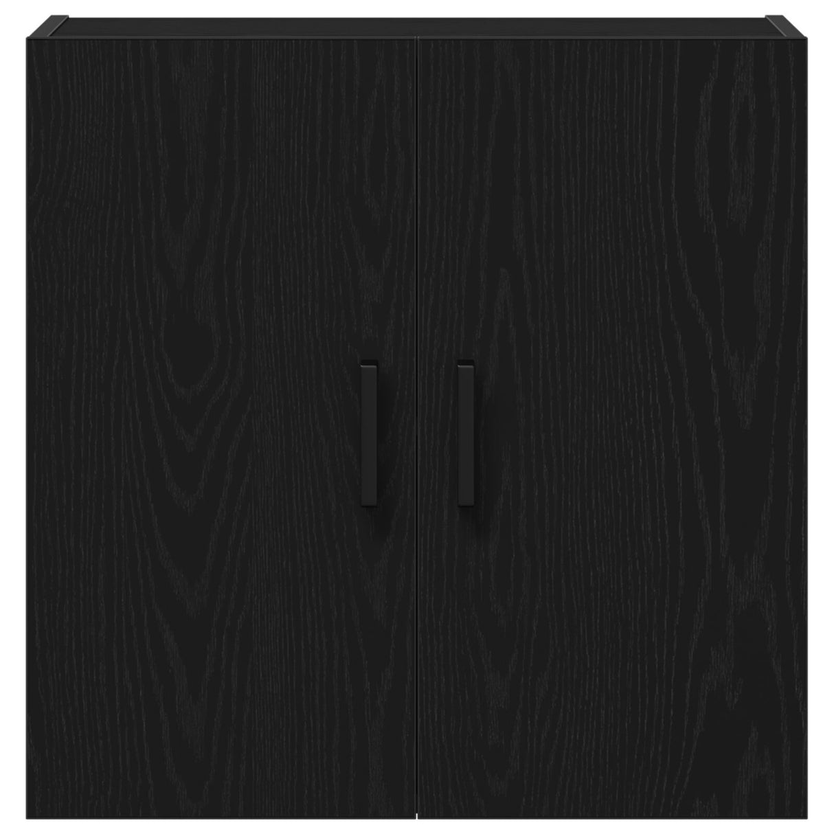 Wall Cabinet Black Oak 60X31X60 Cm Engineered Wood