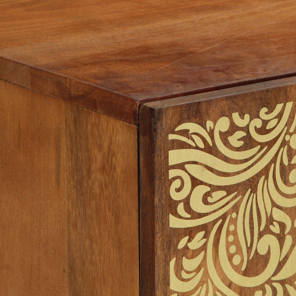 Tv Cabinet 105X33X46 Cm Solid Wood Mango