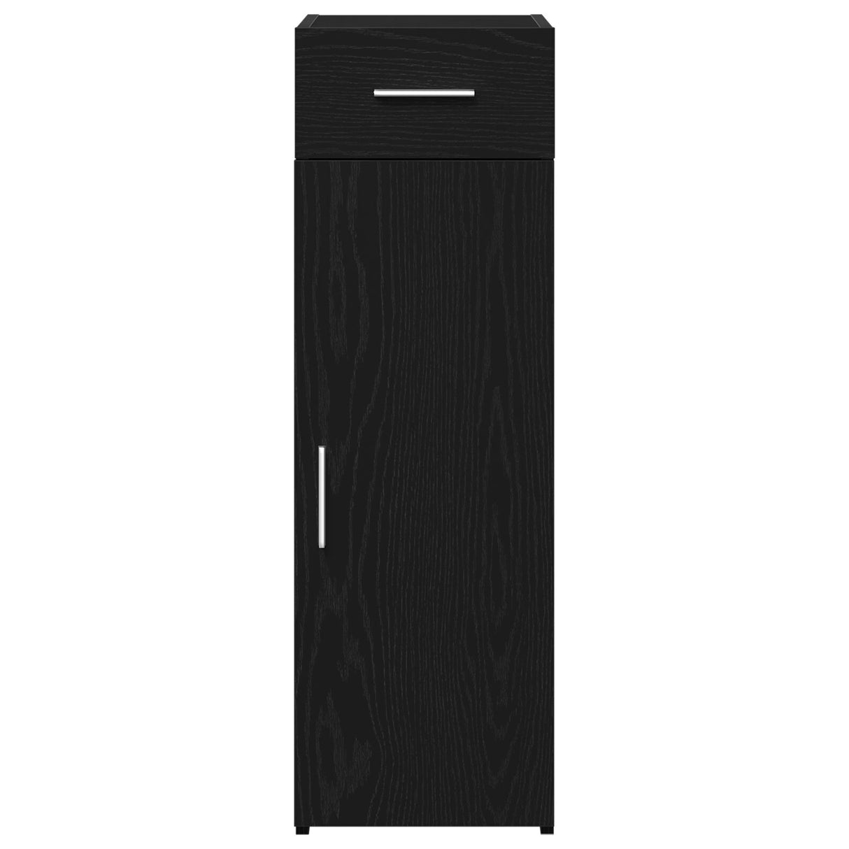 Sideboard Black Oak 30X42,5X93 Cm Engineered Wood