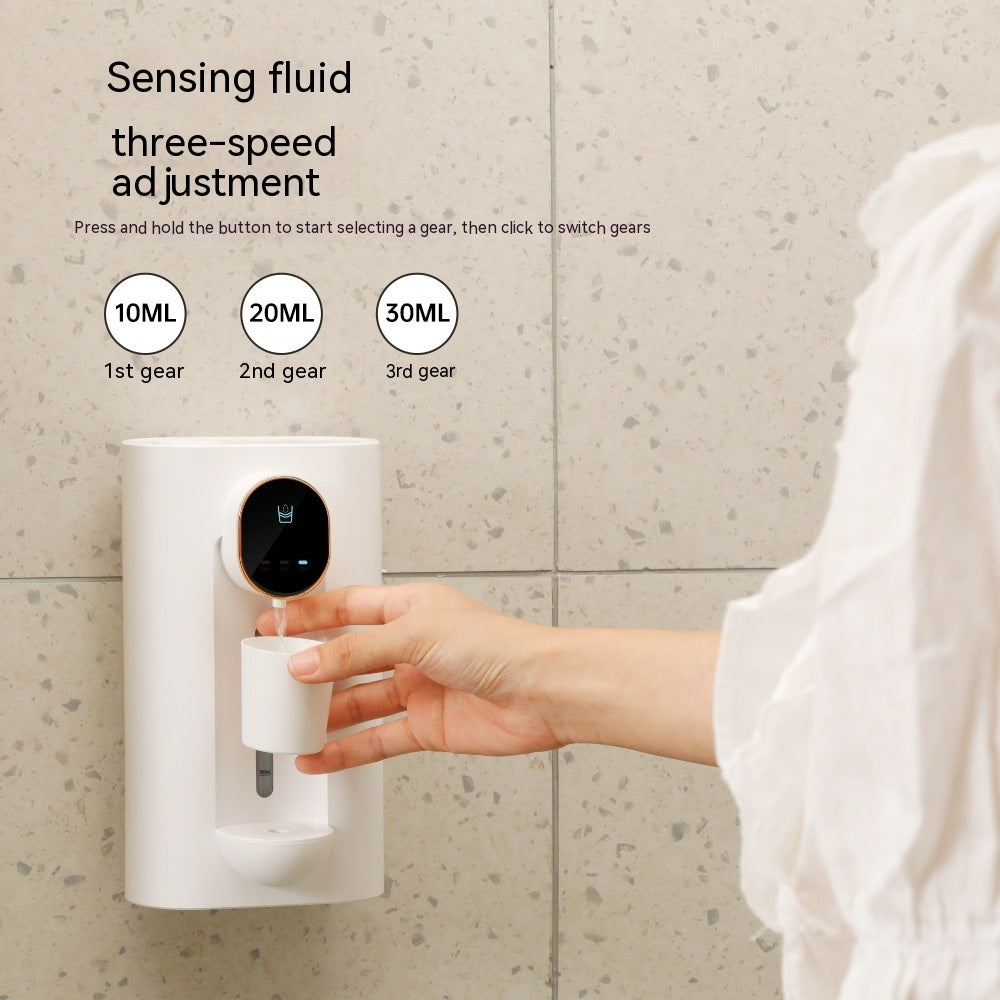 Touchless Automatic Mouthwash Dispenser - Wall Mounted, 3 Levels, 2 Cups
