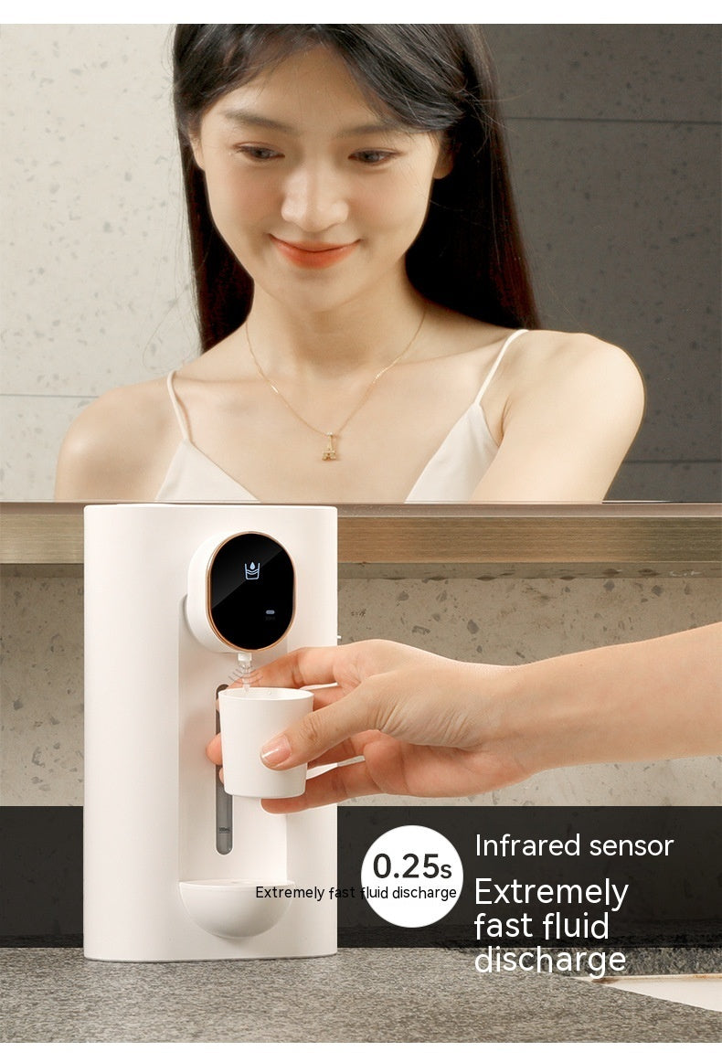 Touchless Automatic Mouthwash Dispenser - Wall Mounted, 3 Levels, 2 Cups