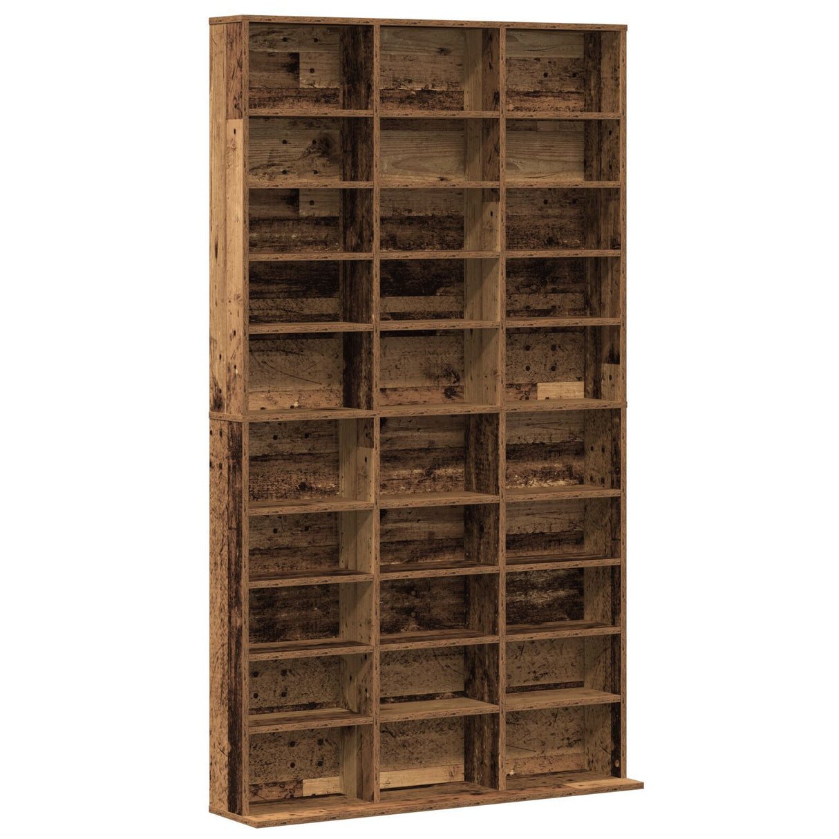 Cd Cabinet - Old Wood - 101X23X177.5 Cm - Engineered Wood