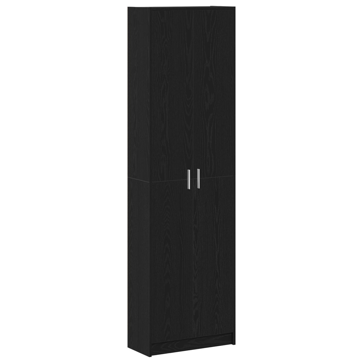 Wardrobe Black Oak 55X25X189 Cm Engineered Wood