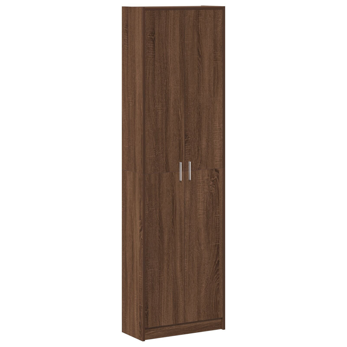 Wardrobe Brown Oak 55X25X189 Cm Engineered Wood
