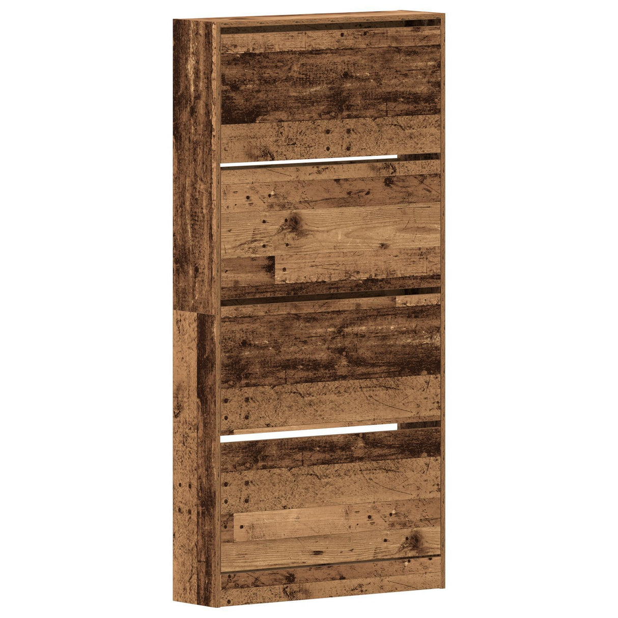 Shoe Cabinet Old Wood Engineered Wood 80 X 21 X 163.5 Cm Durable